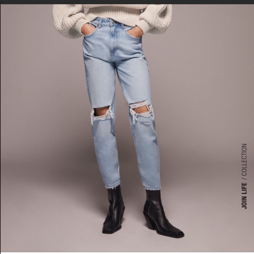 Zara mom fit jeans🤩
